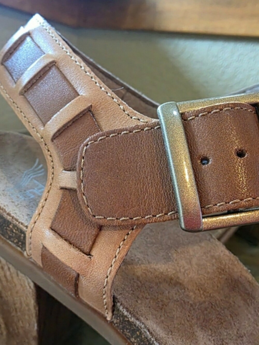 Dansko Debby Raffia blocked heel sandals - Picture 8 of 9